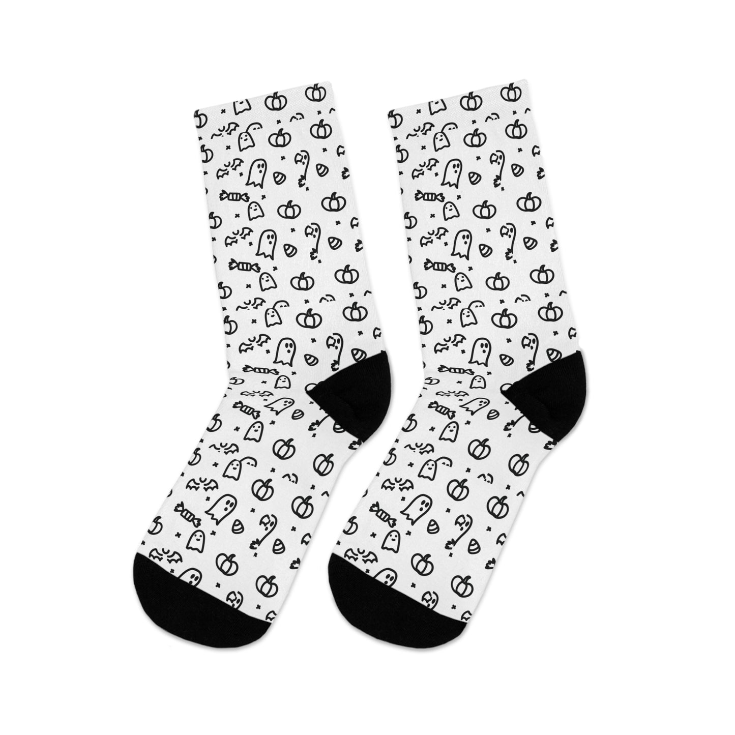 Eco-Friendly Recycled Poly Socks "Spooky"