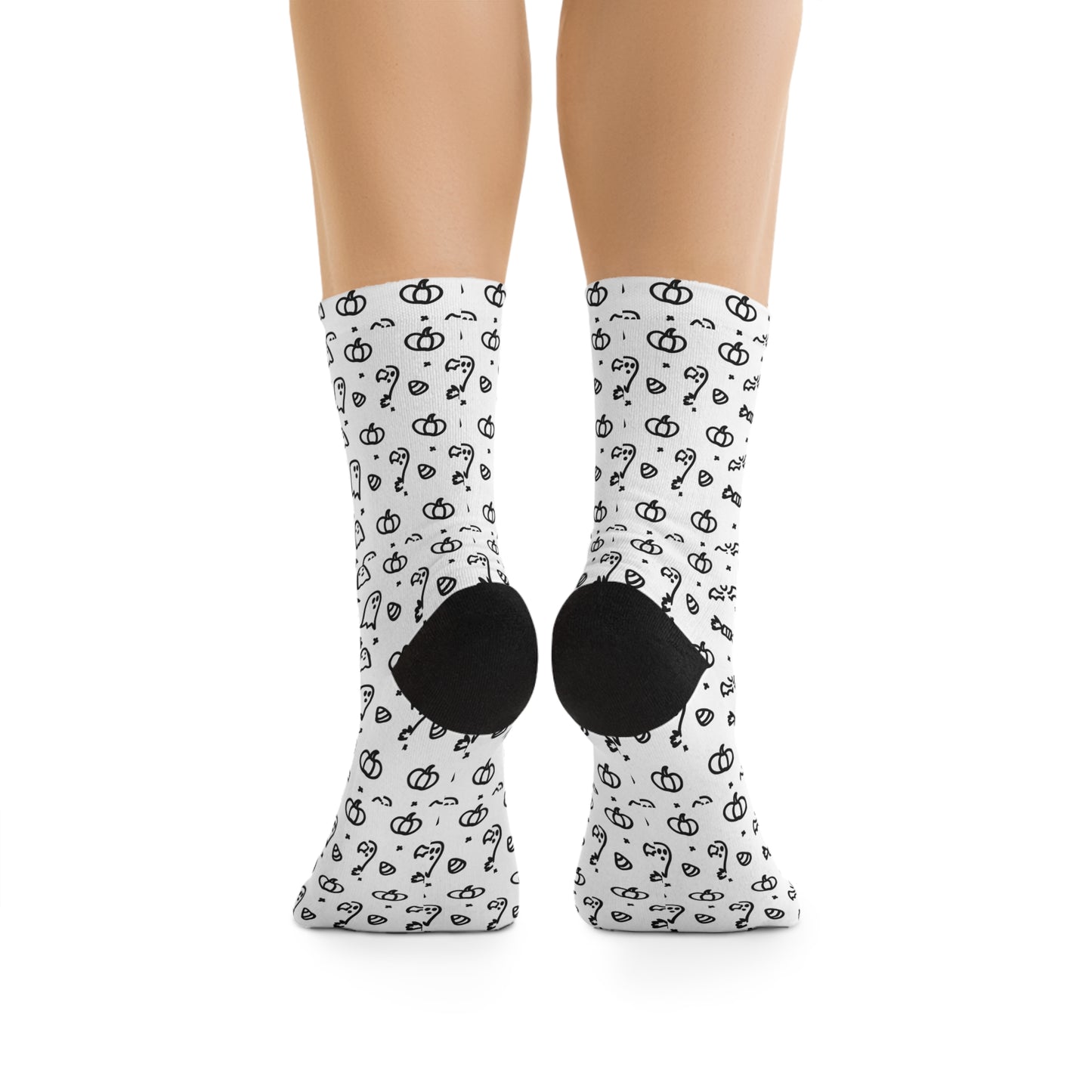 Eco-Friendly Recycled Poly Socks "Spooky"